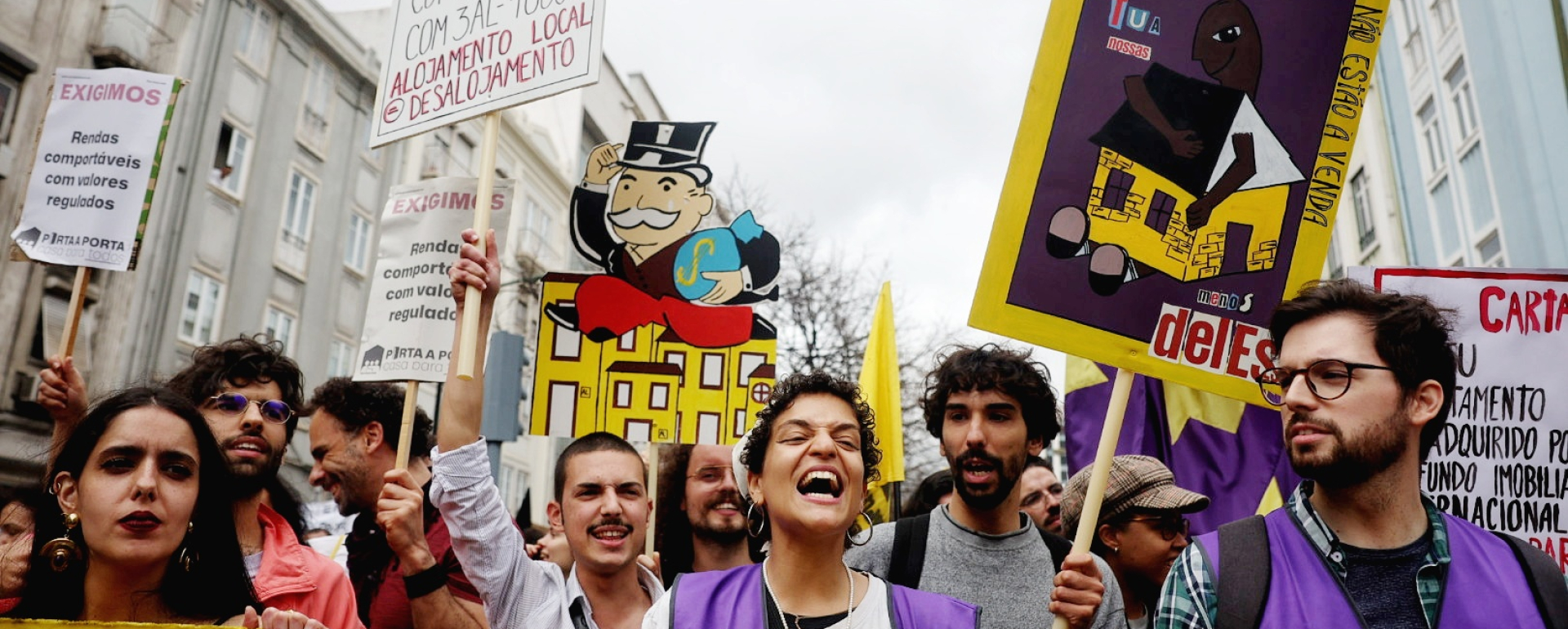 Relato da manifestação Casa para Viver, em Lisboa no dia 1 de Abril